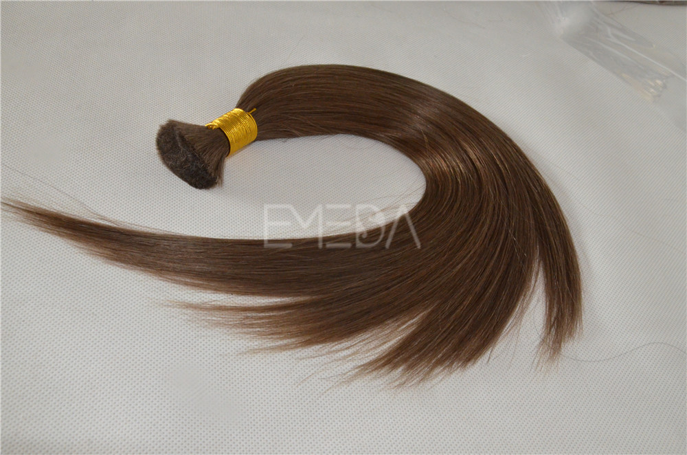 Virgin Russian remy human hair bulk  ZJ0070